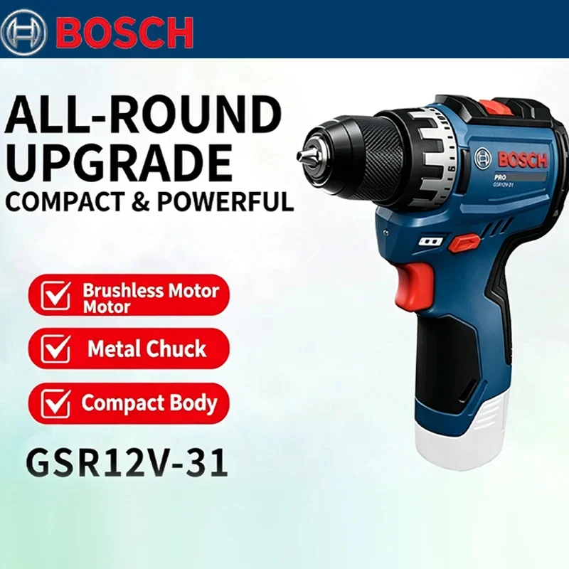 Power Tools Icon - Wiertarka elektryczna Bosch GSR 12V-31 bezszczotkowa,