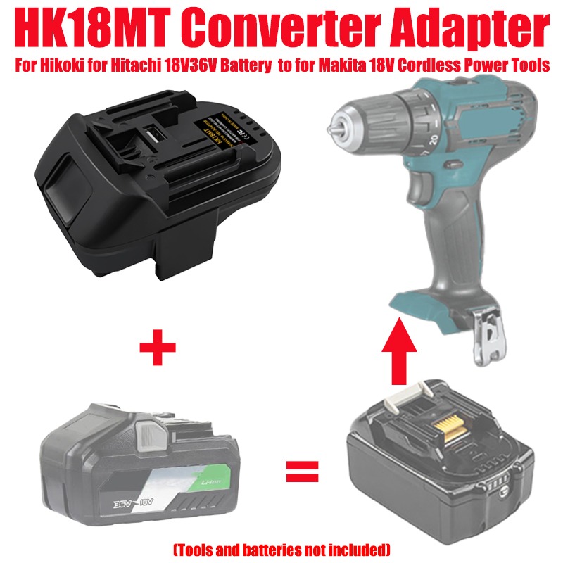 Power Tools Hikoki - Adapter baterii ALASICKA HK18MT do baterii