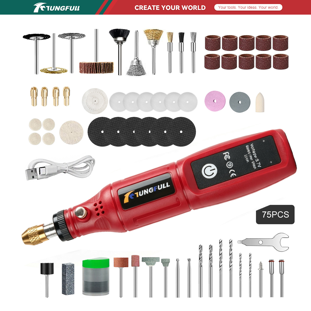 Power Tools Icon - TUNGFULL 3.7V Bezprzewodowy Obrotowy Narzędzie Wielofunkcyjne