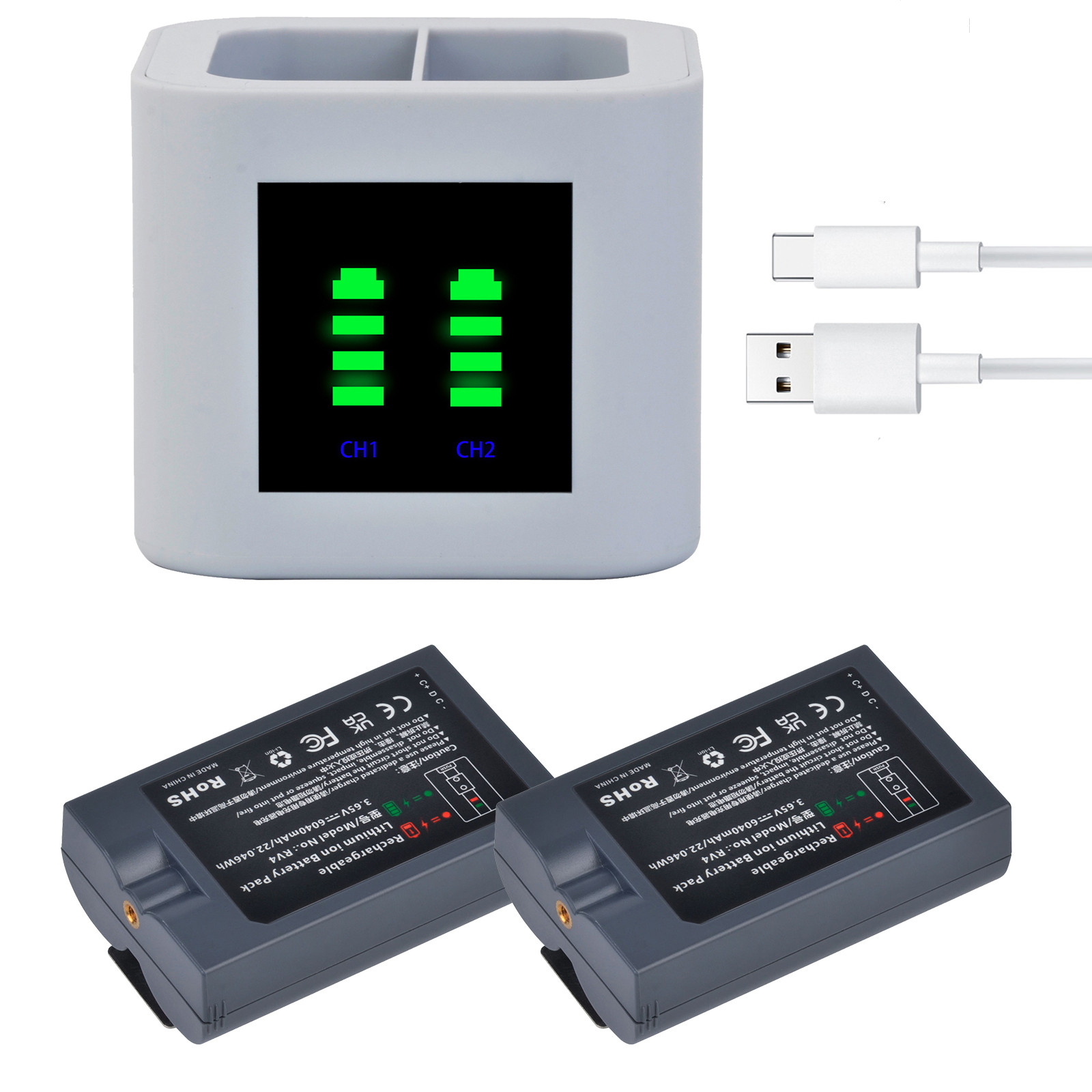 Power Tools Video - 6040mAh bateria RV4 do dzwonka wideo