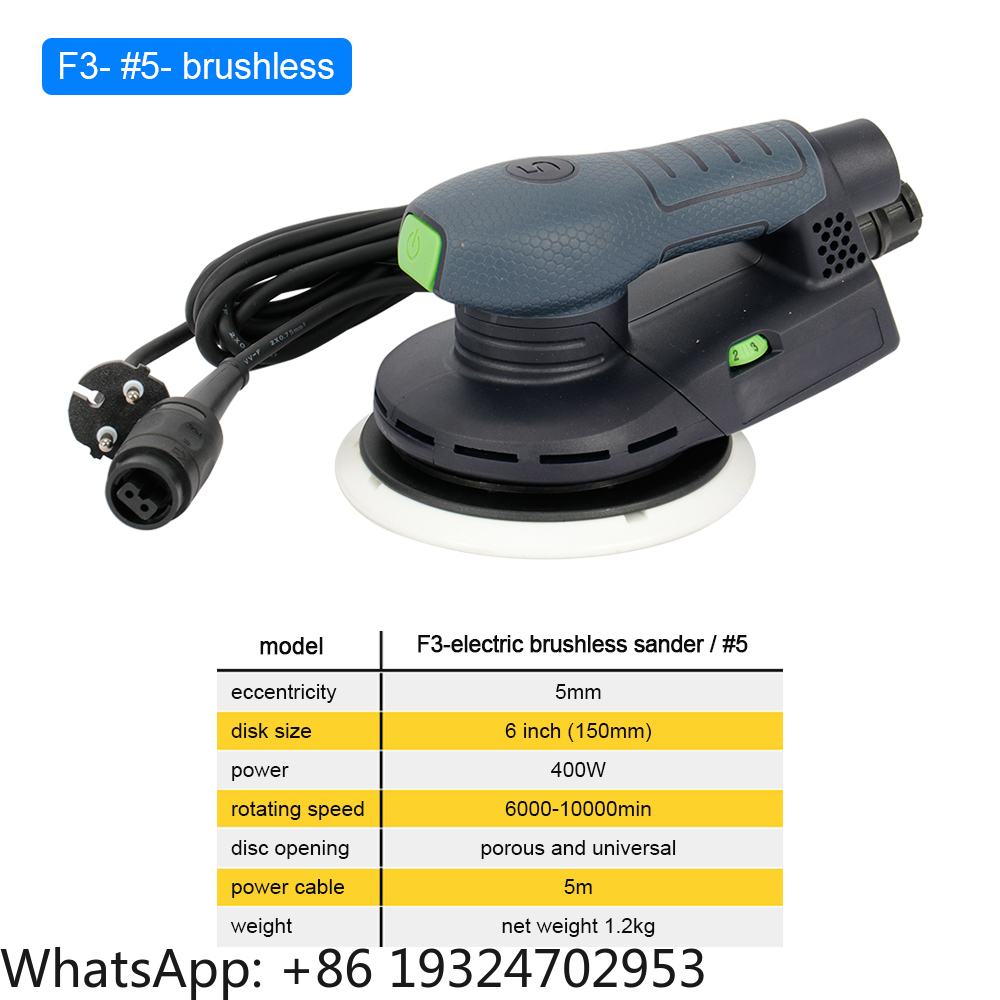 Szlifierka bezszczotkowa 220V  – Random Orbital Sander recenzja i cena