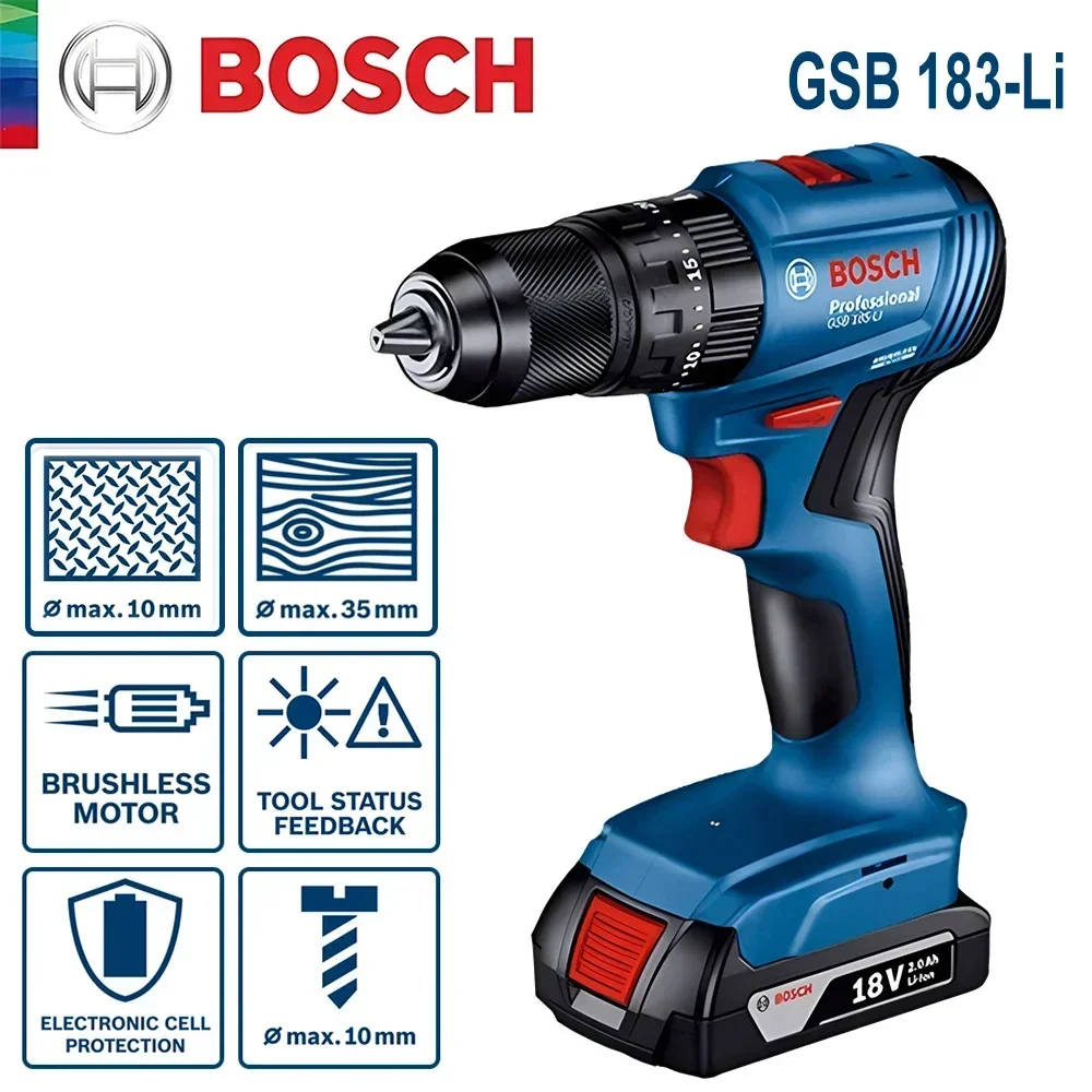 Bosch GSB183-LI – akumulatorow – Power Tools Icon recenzja i cena