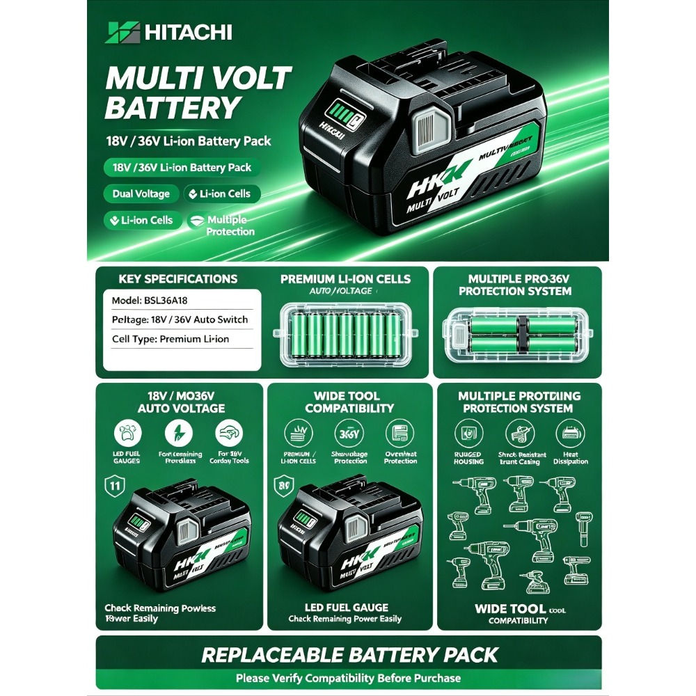 Oryginalna bateria HiKOKI 5000 – Power Tools Hikoki recenzja i cena