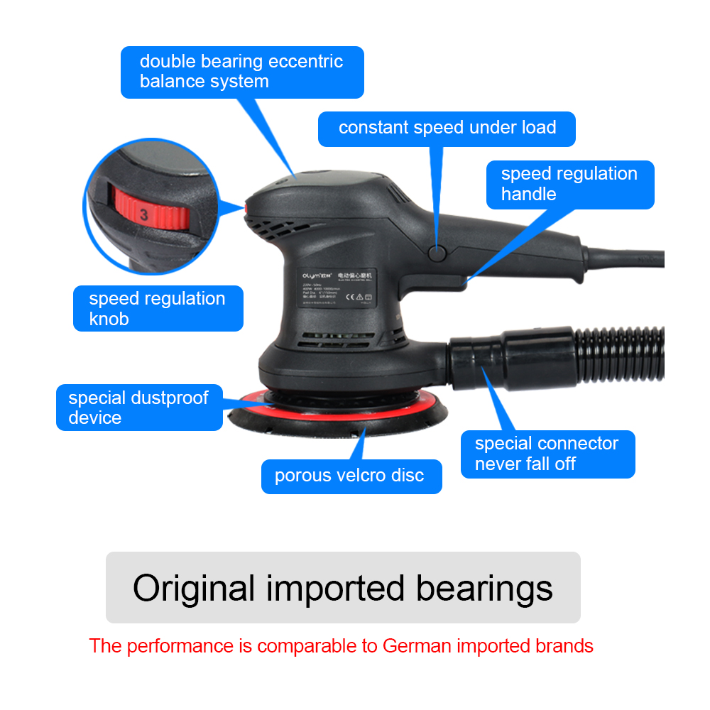 HONGMAI Orbit 3mm Szlifierka o – Random Orbital Sander recenzja i cena