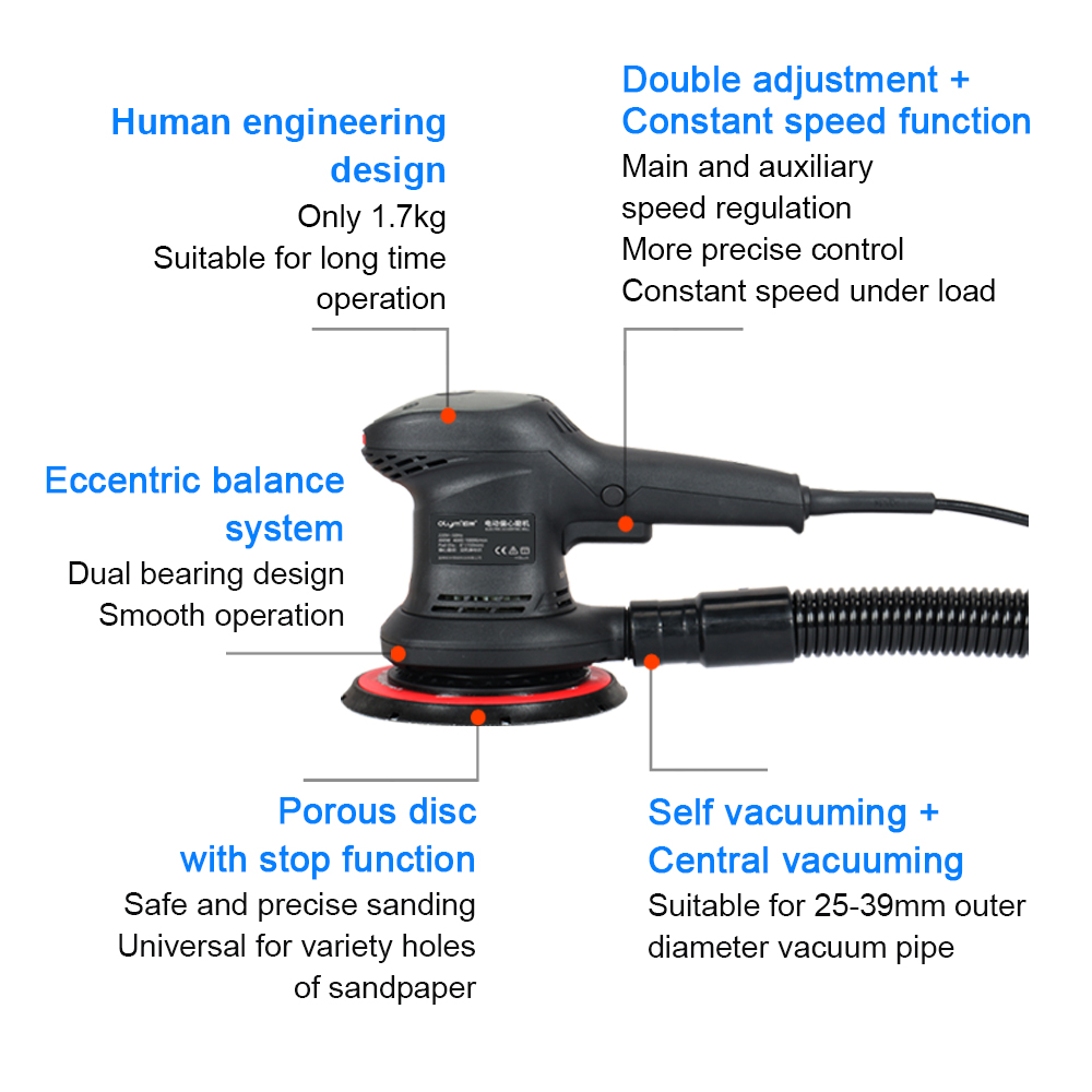 HONGMAI Orbit 3mm Szlifierka o – Random Orbital Sander recenzja i cena