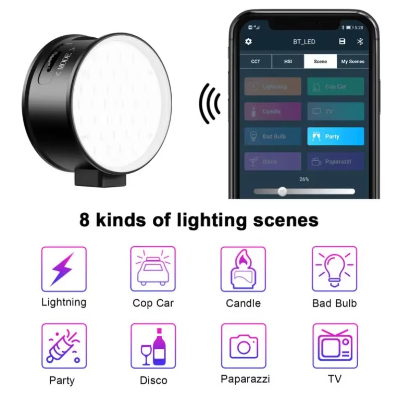 Nowa, mocna lampa LED RGB do k – Power Tools Video recenzja i cena